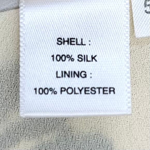 Ann Taylor Y2K Floral 100% Silk Flowy A-Line Slip Skirt - Picture 9 of 9